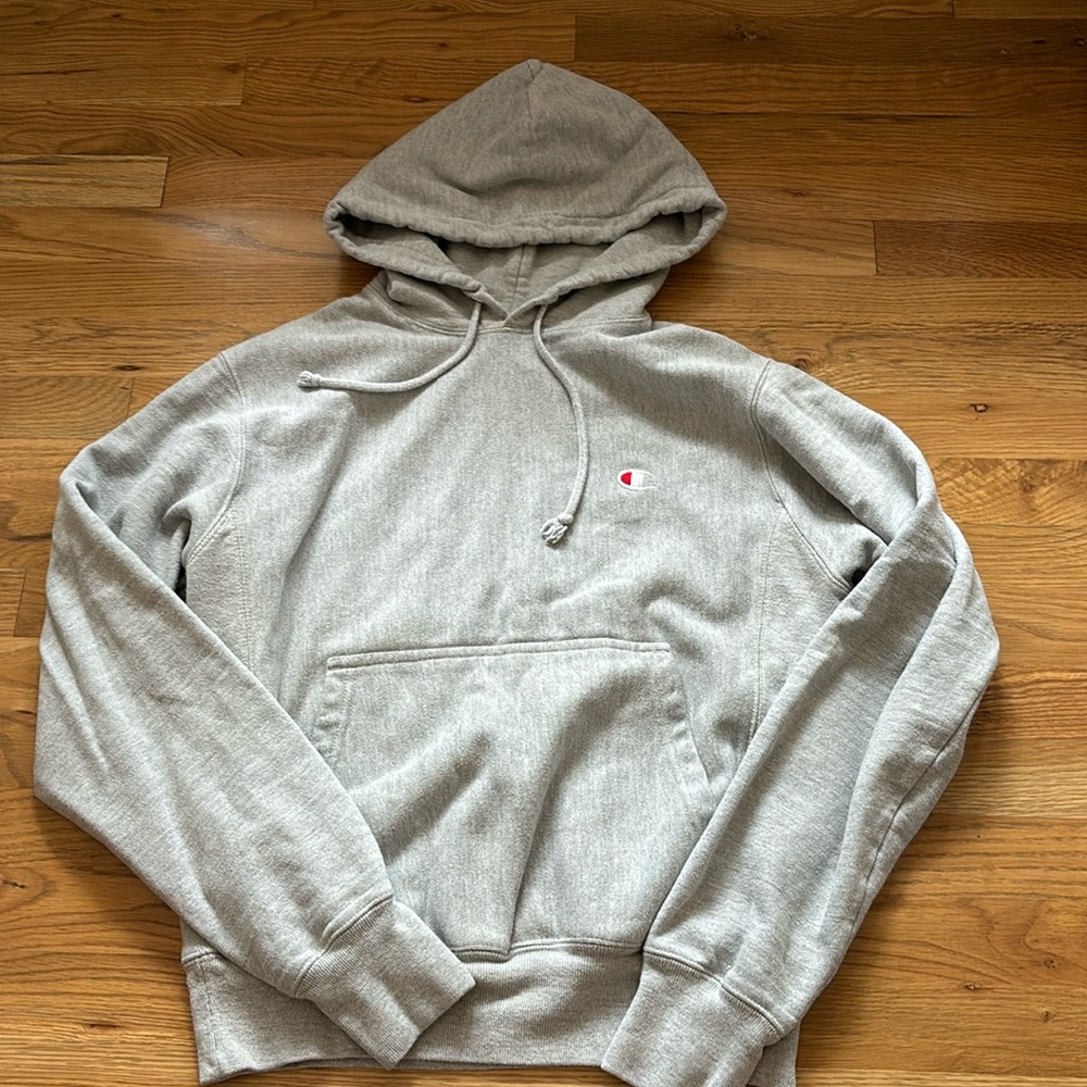 grey champion hoodie